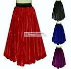 Full Circle Floral Chiffon Skirt Long Skirt S~3XL #0687  