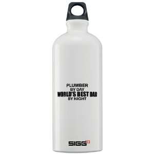 Worlds Best Dad   Plumber Funny Sigg Water Bottle 1.0L by  