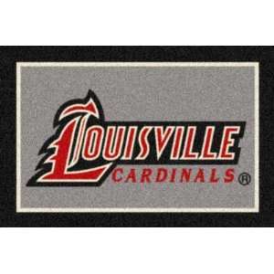    NCAA Team Spirit Rug   Louisville Cardinals