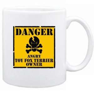  New  Danger  Angry Toy Fox Terrier Owner  Mug Dog