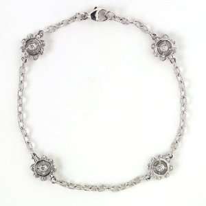   Station Bracelet w/ Diamonds (.16ctw, G, VS) by Diana Heimann Jewelry