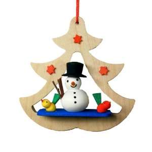  Ulbricht Snowman with Birds Ornament