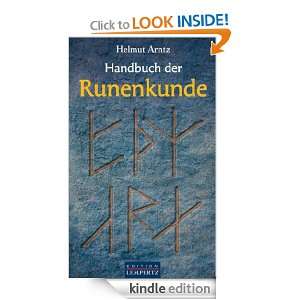   Runenkunde (German Edition) Helmut Arntz  Kindle Store