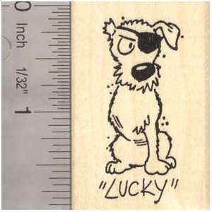  Lucky the Dog Rubber Stamp Arts, Crafts & Sewing