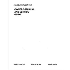  EZGO 28301G01 1996 Owners Manual and Service Guide for Gas 