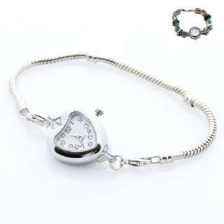 UP From 1PC Stainless European Bracelet Chain Watch Murano 