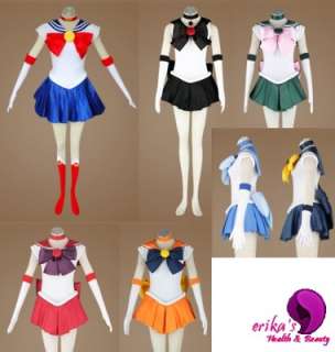 New Highest Quality Entire Sailor Moon Anime 7 Team Color Satin 