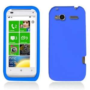  For T Mobil HTC Radar 4G Accessory   Blue Silicon Skin Gel 