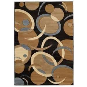  Mossa Collection Roundabout Chocolate 110x3 Area Rug 