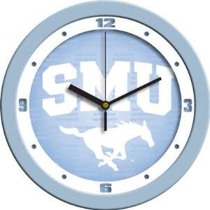  Southern Methodist Mustangs SMU NCAA 12In Blue Wall Clock 