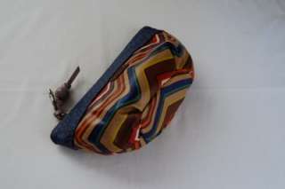 Fossil Key Per Wedge Cosmetic Bag Stripe  