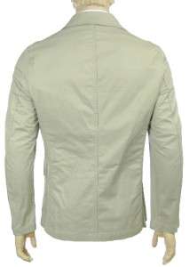 Michael Kors Mens Jacket 100% Cotton Twill Sport Coat Khaki Medium 