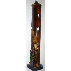  Artisan Incense Tower   Bamboo Incence Holder   Burner 