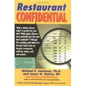  Restaurant Confidential The Shocking Truth about What You 