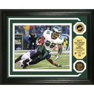  Brian Westbrook 24KT Gold Coin Photo Mint Sports 