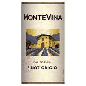  Montevina Pinot Grigio 2009 750ML Grocery & Gourmet Food