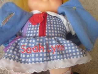 Fisher Price Little People Sarah Lynn Talking Doll 14Get Dressed 