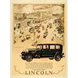  1927 Ad Lincoln Motor Automobile Car Willoughby Piccadilly 