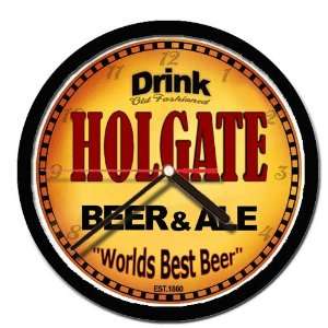  HOLGATE beer and ale cerveza wall clock 