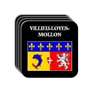 Rhone Alpes   VILLIEU LOYES MOLLON Set of 4 Mini Mousepad Coasters