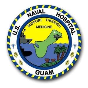  US Navy Guam Naval Hospital Decal Sticker 3.8 Everything 