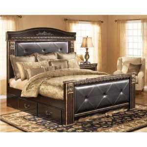  Ashley Furniture Coal Creek Upholstered Mansion Bed With 