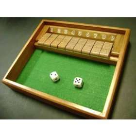   Box 9 Tile Number Dice Game  Nine includes dice and rules