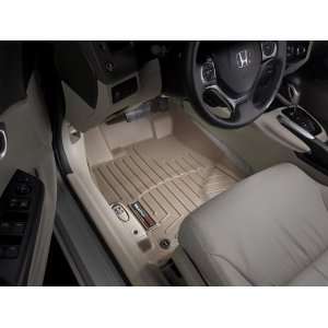 2012 Honda Civic Tan Weathertech Floor Liner (Full Set) [Sedan]