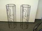 Wedding Arch Columns Metal Brass White or Silver V 1 Pair Microwire 