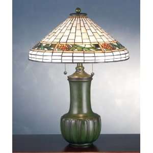  25H Bigelow Grueby Pinecone Table Lamp