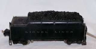 Lionel 2235W whistle coal tender PREWAR die cast metal for steam 