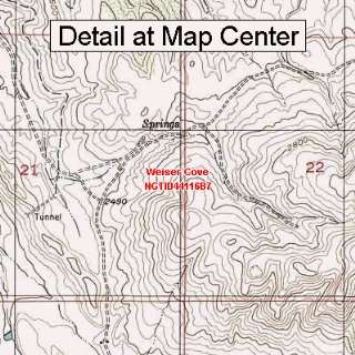 USGS Topographic Quadrangle Map   Weiser Cove, Idaho (Folded 