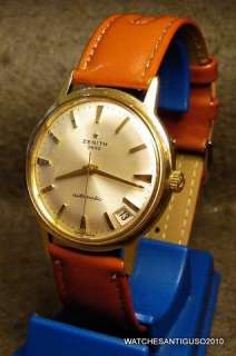   18K SOLID GOLD AUTOMATIC WATCH MENS cal 2532 PERF WORK NICE  