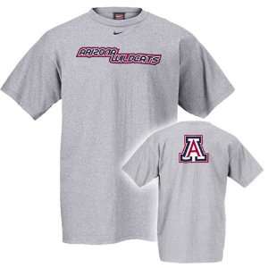  Nike Arizona Wildcats Ash Misdirection T shirt