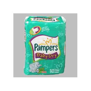   PAG06825   Pampers Baby Dry Diapers, Size 4, Minipack