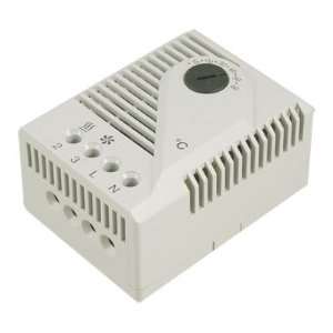   DIN Rail Mount 4 Terminals Change Over Contact Mechanical Thermostat