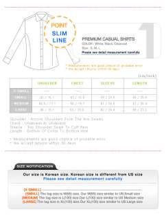 Mens Long   sleeve Slim Shirts S M L (BST45)  