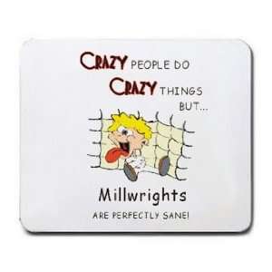  CRAZY PEOPLE DO CRAZY THINGS BUT Millwrights ARE PERFECTLY 