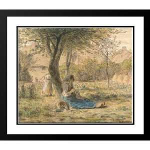  Millet, Jean Francois 23x20 Framed and Double Matted In 