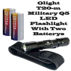  Olight T20 m Military Q5 LED Flashlight With Two Batterys 