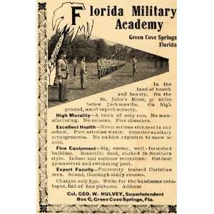 1911 Ad Florida Military Academy Green Cove FL Cadets   Original Print 