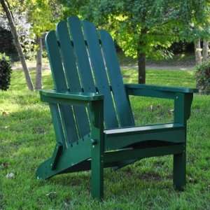   Marina Adirondack Folding Chair   Hunter Green Patio, Lawn & Garden