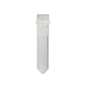   Tube, Conical 2.0mL, Screw Cap Included, Sterile, Natural, Case/1,000