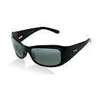 Maui Jim Hibiscus Gloss Black Neutral Grey Polarised Sunglasses 134 02
