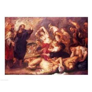  The Brazen Serpent   Poster by Peter Paul Rubens (24x18 