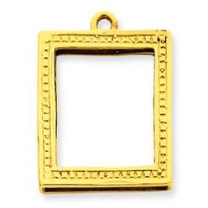  14k Picture Frame Pendant Jewelry