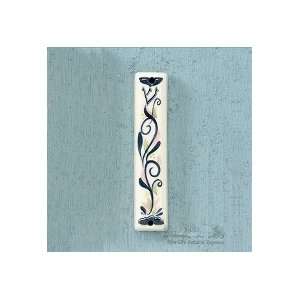  Azoulay Floral Mezuzah   Mezuzah