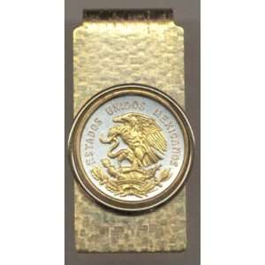   Mexican Eagle, Quarter size Coin   Money clips