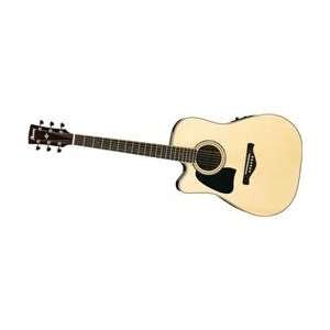  Ibanez Aw300lecent Artwood Dreadnought Cutaway Left Handed 