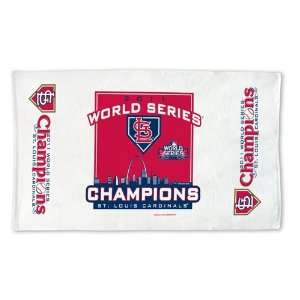  St Louis Cardinals World Series Champions Towels Bench 